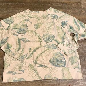Anthropologie Thread 4 Thought Botanical Sweatshirt Size Small